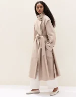Relaxed Draped Trench - Image 3