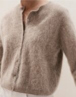 Brushed Cashmere Cardigan - Image 3