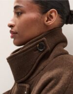 Pea Coat with Funnel Neck - Image 3