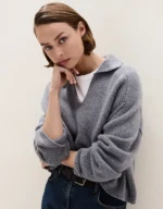 Luxury Cashmere Collared Jumper