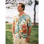 Men's Retro Aloha Shirt - Tropical Vacation
