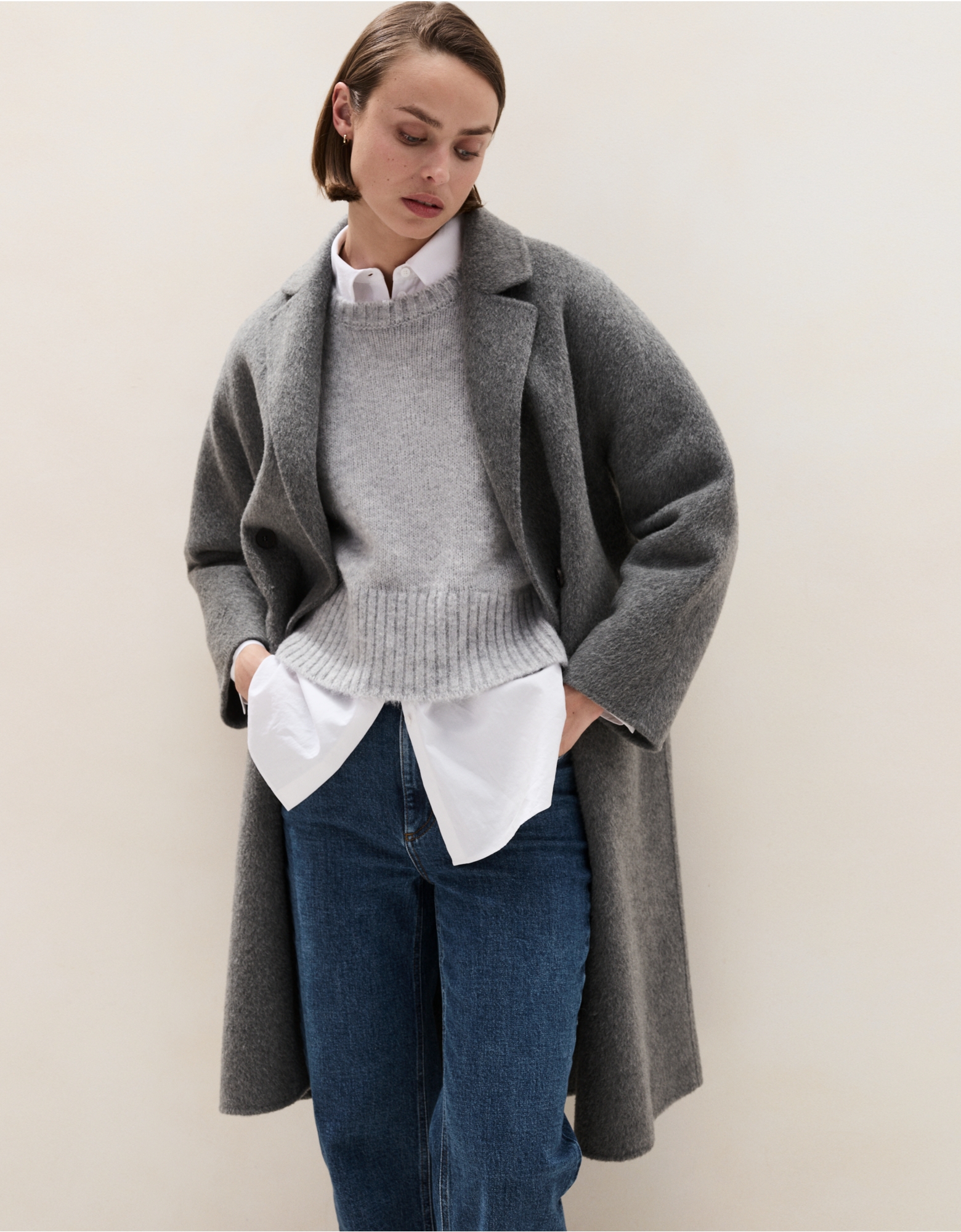 c-p-7 Relaxed Wool Coat - Image 1