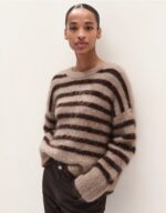 Stripe Jumper with Alpaca