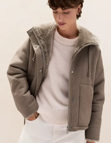 Reversible Shearling Coat
